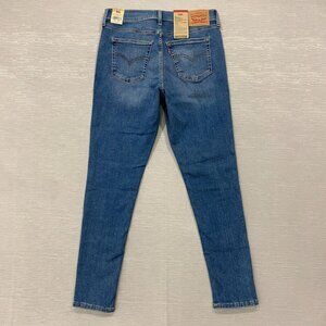 Levi's 720 Jeans Womens 31 x 28 High Rise Super Skinny Medium Wash Stretch Denim